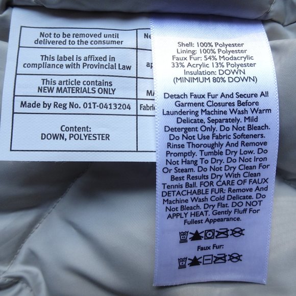 Eddie Bauer Women's Premium 550 Fill Goose Down Coat Size Petite XS - Picture 9 of 12